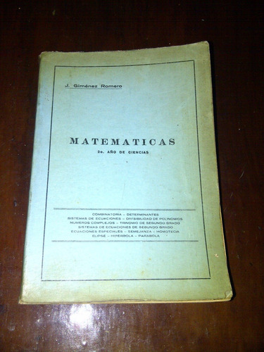 Libro De Matematicas 2do Año De Ciencias