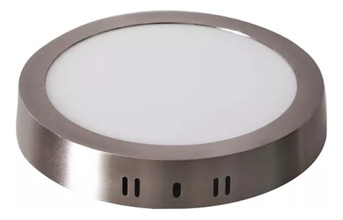 Pack 10: Panel Led Adosable Borde Acero 24w Luz 6500k Cubull