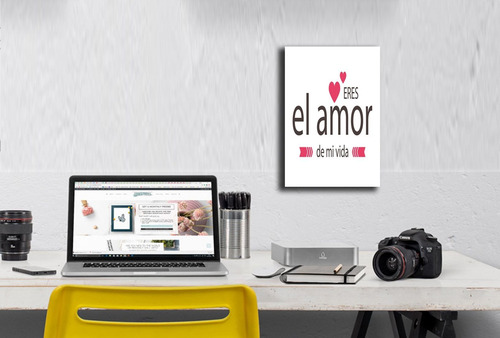 Vinilo Decorativo 60x90cm Frase Eres El Amor De Mi Vida