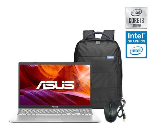 Notebook Asus Laptop X515 Intel Core I3 8 GB de RAM 256 Ssd 15,6 Fhd Windows 11 (x515ja-bq2868w)