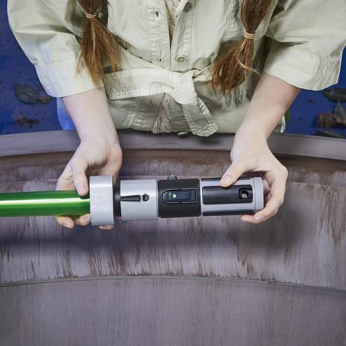 Sable De Luz Electrónico Personalizable Verde Yoda 4 Años