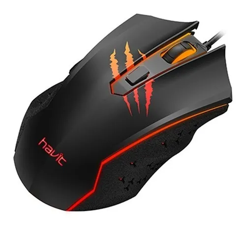 comprar Mouse Gamer Optico Usb 6 Botones 3600 Dpi Havit Ms1027 Led