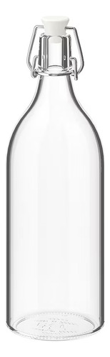 Botella Botellón De Vidrio Agua Leche Jugo Tapa Hermetico