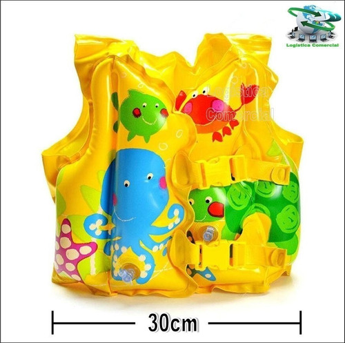 Chaleco Inflable Para La Seguridad De Tus Niños Intex 59661
