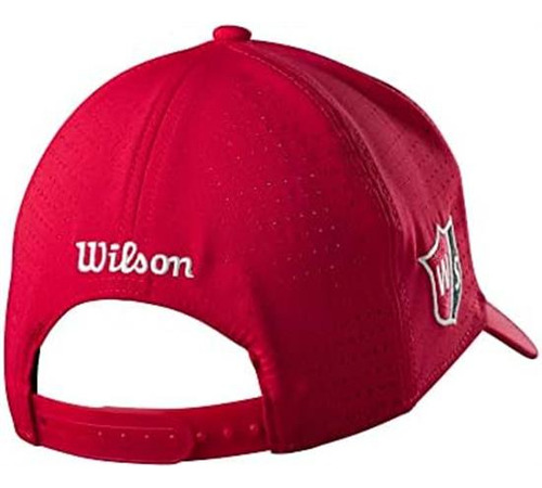 Wilson Performance Mesh Hat - Osfm, Rojo