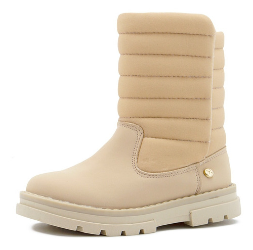 Bota Inviernal Calientita Karsten Para Niña Beige 18-21