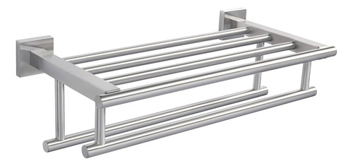 Toallero Alise, Soporte Para Toallas Con Estante Y Doble Bar