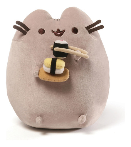 Gund Pusheen Snackables - Peluche De Pusheen, Color Gris, 9