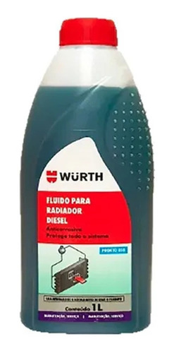 Fluido Para Radiador Wurth Proteção Automotivo Diesel