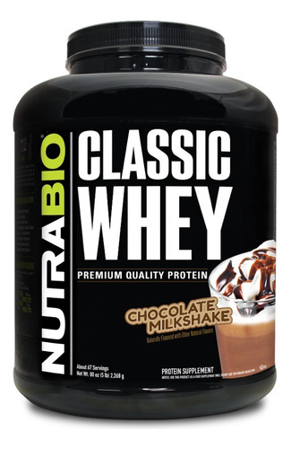 Classic Whey 5 Lb Nutrabio Proteina, Premium Protein 