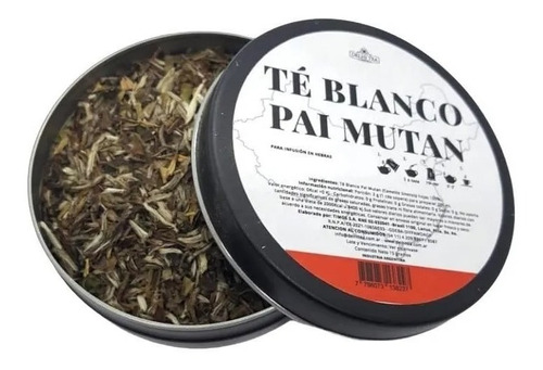 Lata Delhi Tea Origen Té Blanco Pai Mutan X15gr