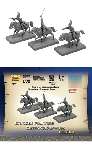 Russian Dragoons 1812-1814 By Zvezda # 6811 1/72