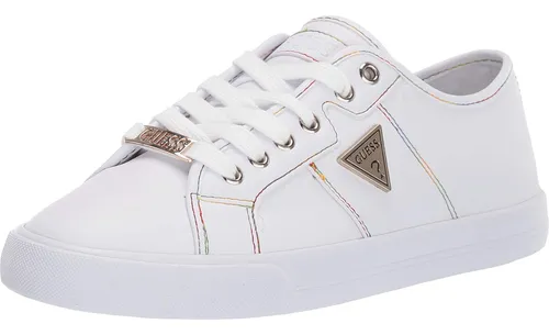 Tenis guess blancos con dorado new arrivals