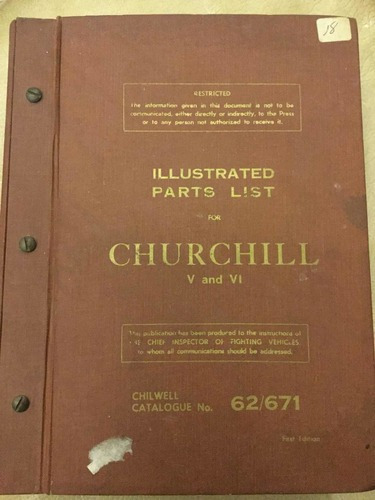 Illustrated Parts List Churchill V And Vi Tanque Motor