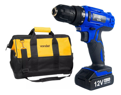 Parafusadeira 3/8 12v S Impacto Bivolt E Bolsa Grande Vonder