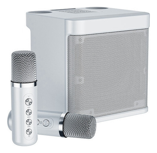 Máquina De Karaoke, De Pa Portátil Con 2 Micrófonos