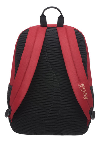 Mochila multiusos casual Icon de Coca-Cola, color burdeos
