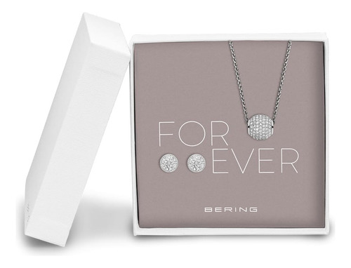 Set De Joyas Bering 414sparkle-708-silver Silver Steel