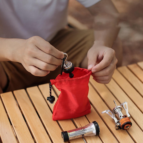 4 Bolsa Tipo Saco Con Cincha Versátil Para Acampar 4 Piezas