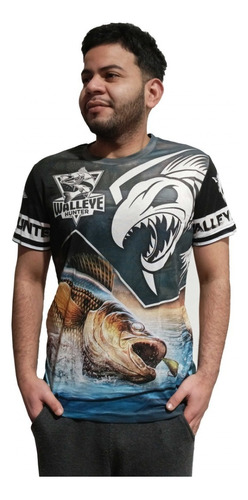 Polera De Pesca Camuflada De Caza Polera Pesca Poleras Pesca