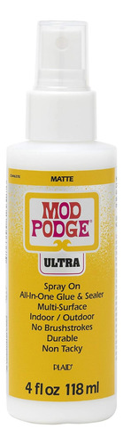 Aerosol Ultra Mate Mod Podge Sobre El Vendedor, 4 Onzas, 1 R