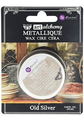 Prima Marketing Arte Alchemy-metallique Cera-viejo Plata