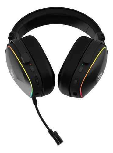 Headset Gamer Aplus Atis Pro 7.1 Sem Fio Wireless Led Rgb