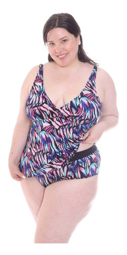 Imagen 5 de 8 de Malla Tankini Mujer Talles Super Grandes Especiales Art 240