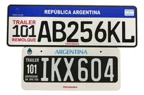 Comprar Chapa Patente Para Trailer Con Envío