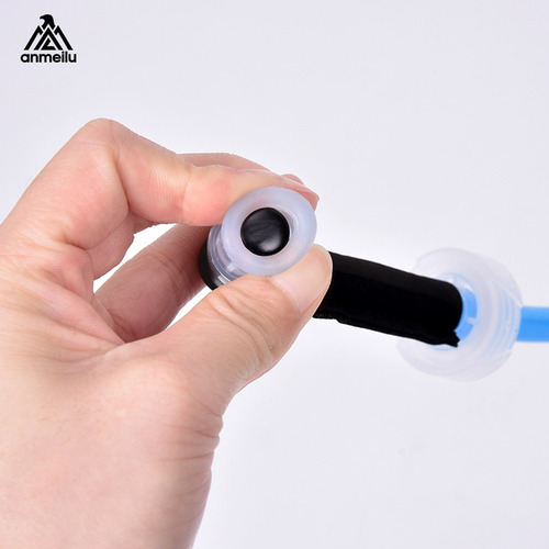 2pcs 500ml Botella De Agua Plegable Soft Flask Con Popote