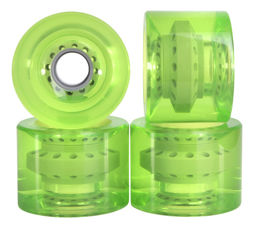 Juego De Ruedas De Skate Cal 7 Cruiser, 60 Mm, 83 A, Verde T
