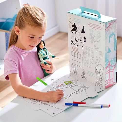 Boneca Disney Store Mulan Story 28 Cm Com Roupa Glitter 3+y