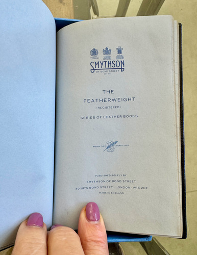 Libreta De Cartera Smithson Of Bond Street Uk Oferta (Usado)