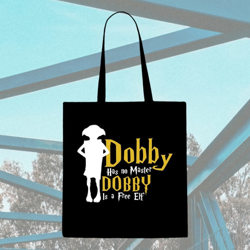 Tote Bag - Harry Potter - Dobby Is A Free Elf - 42x38 Cm