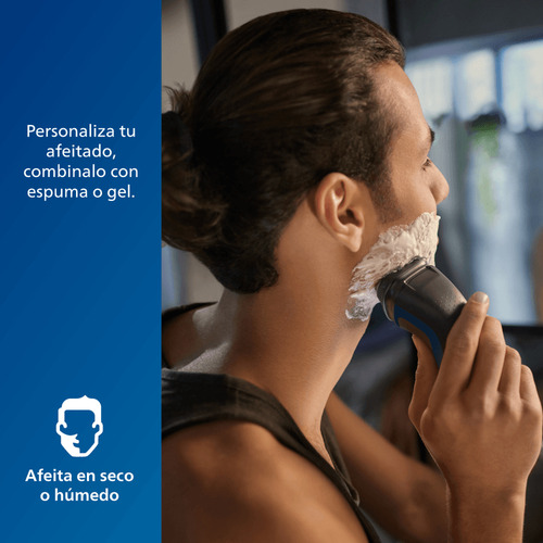 Afeitadora Philips S1151 Para Uso En Seco Y Humedo Carga Usb