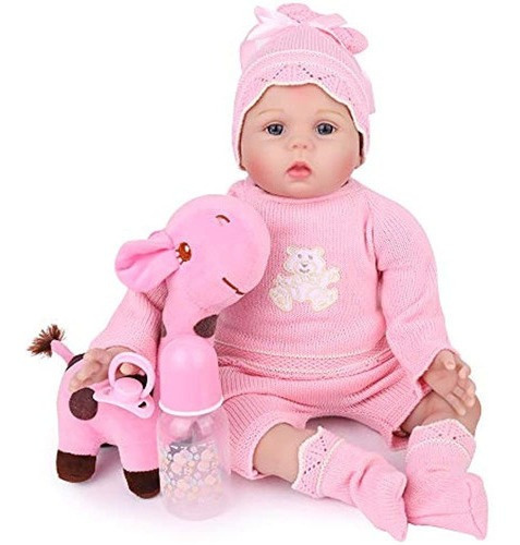 Charex Reborn Baby Dolls 22 Pulgadas Realista Bebe Niña Mu