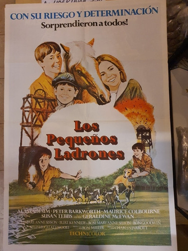 Afiche De Cine Original 2103- Los Pequeños Ladrones