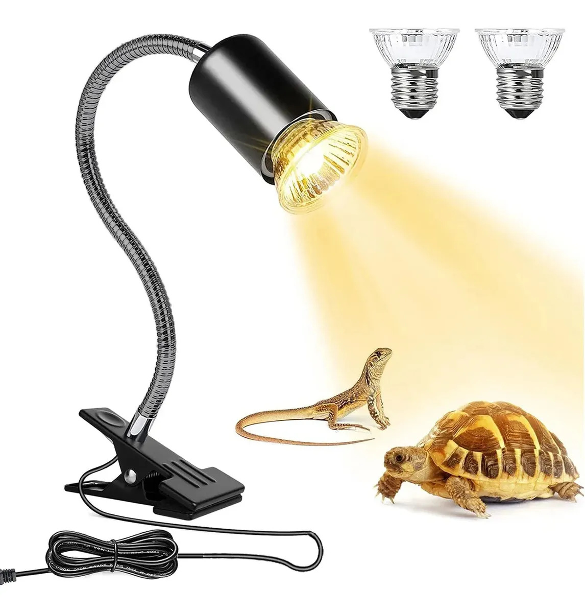 Heat Lamps For Reptiles Tortuga With 2 Uvb Bombillas