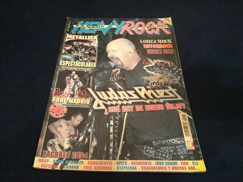 Heavy Rock -nº252 (revista)09/2004,posters Rammstein/velvet