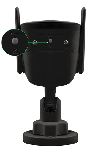 Kit 8 Câmera Wi-fi Zoom Áudio Externa Im5 Sc Black Intelbras