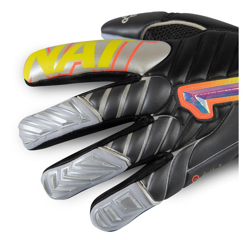 Imagen 2 de 5 de Guantes De Portero Rinat Meta Spine Pro Adulto Gris Oxford
