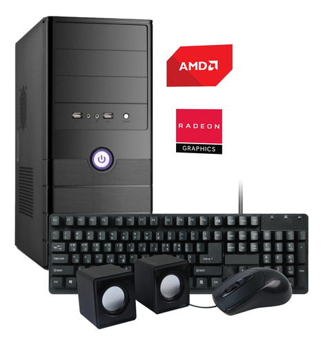 Torre Pc Computadora Nueva Amd Dual Core 8gb Ram 500gb Wifi