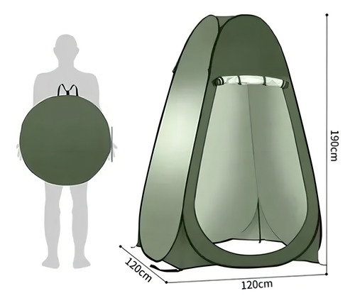 Carpa Para Baño Quimico Carpa 1 Persona Carpa Multiuso Carpa