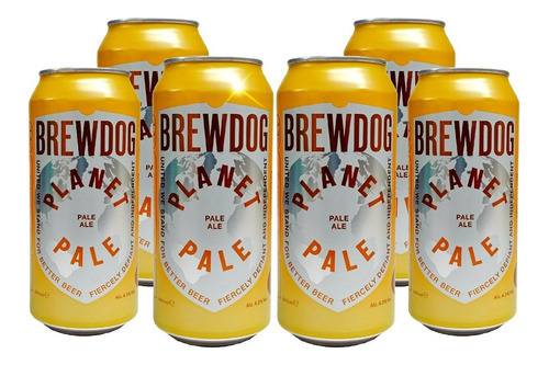 Six Pack Cerveza Brewdog Planet Pale Ale 440ml