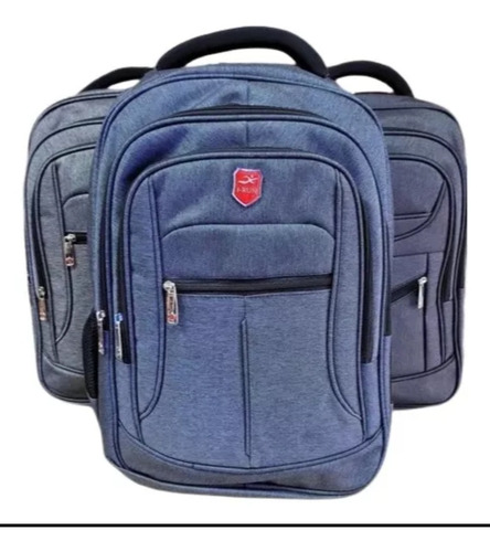 Mochila Deportiva Urbana Reforzada I Run Azul Oscuro Lisa