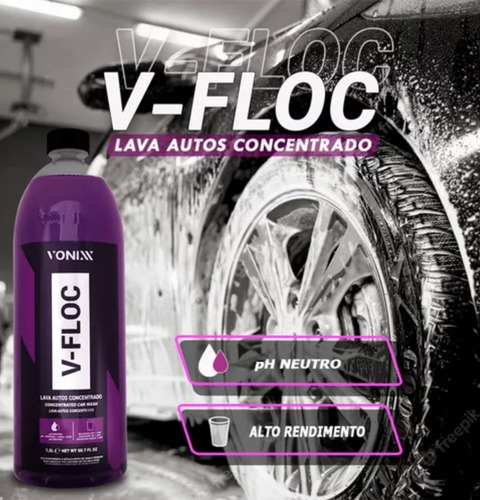 Snow Foam Canhão De Espuma Diamante Com V-floc Vonnix