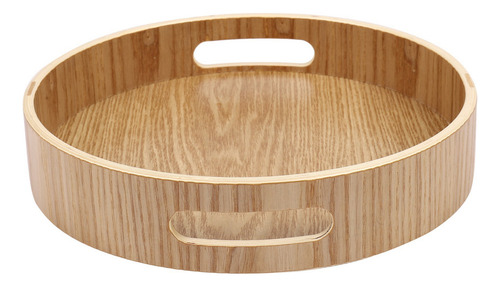 Bandejas Redondas De Bambu Para Servir, 3 Bandejas
