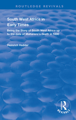 Libro South West Africa In Early Times: Being The Story O...