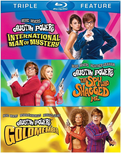 Austin Powers Trilogía | Blu Ray Película Nueva