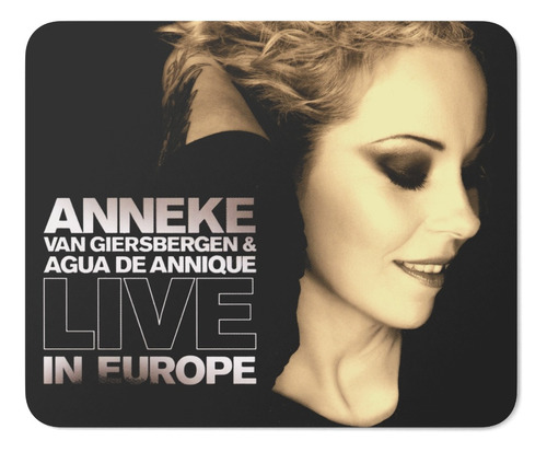 Rnm-0176 Mouse Pad Anneke Van Giersbergen Live The Gathering